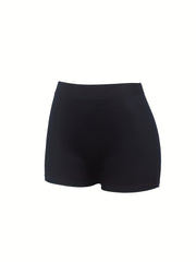 Letter & Graphic Print Skinny Shorts for Women