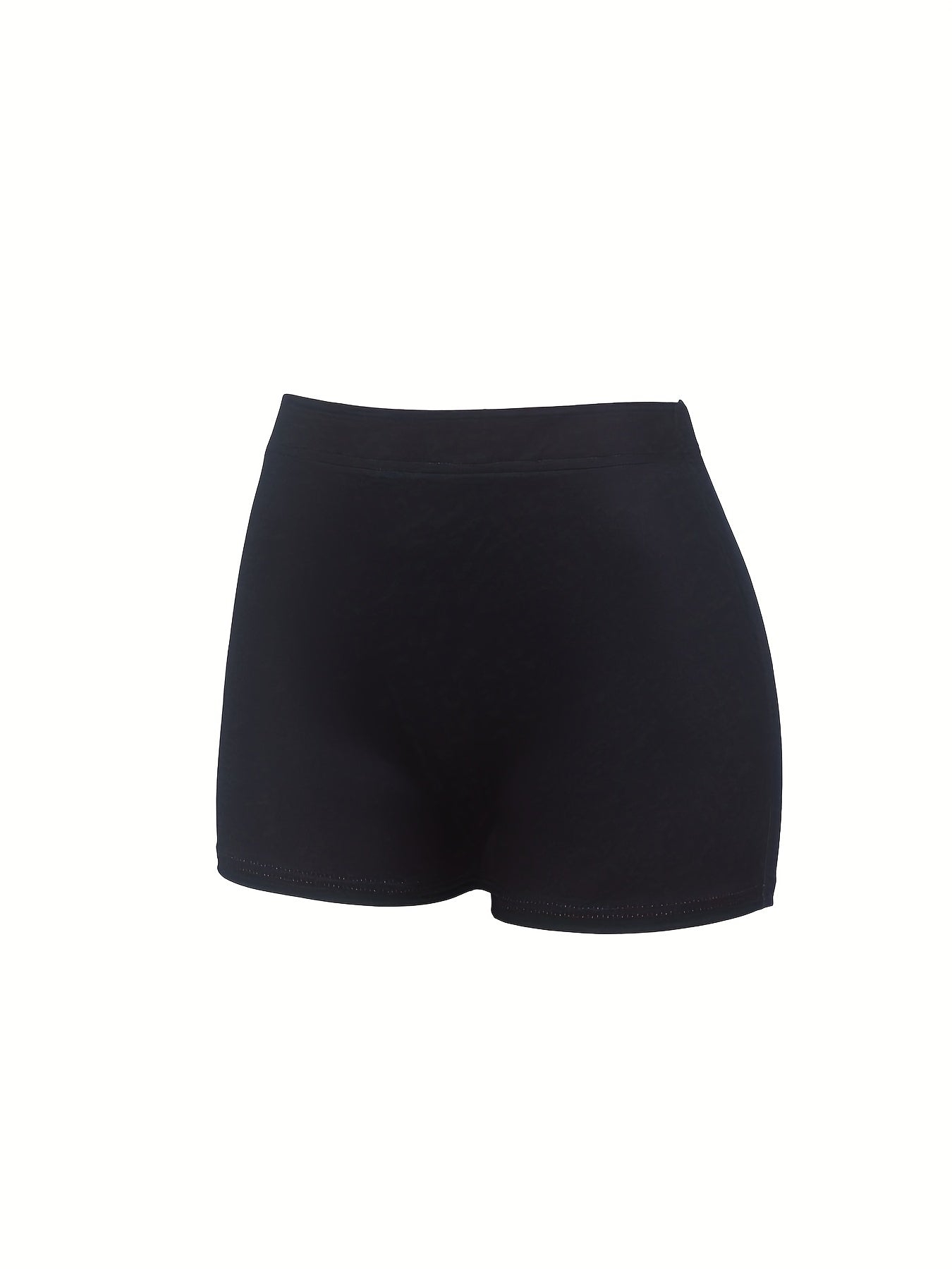 Letter & Wrench Print Skinny Shorts Casual Shorts For Spring & Summer