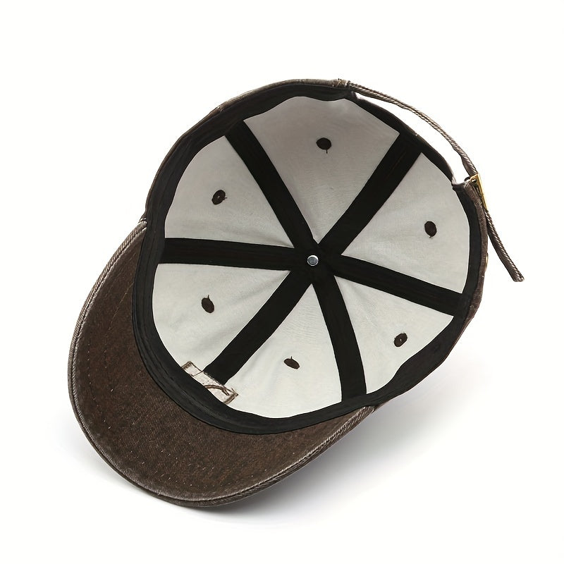 Vintage Distressed Embroidered Baseball Cap