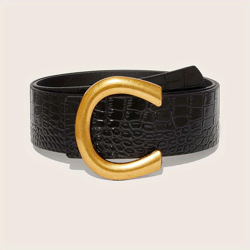 C Buckle Classic Belts Candy Wide Dress Belt