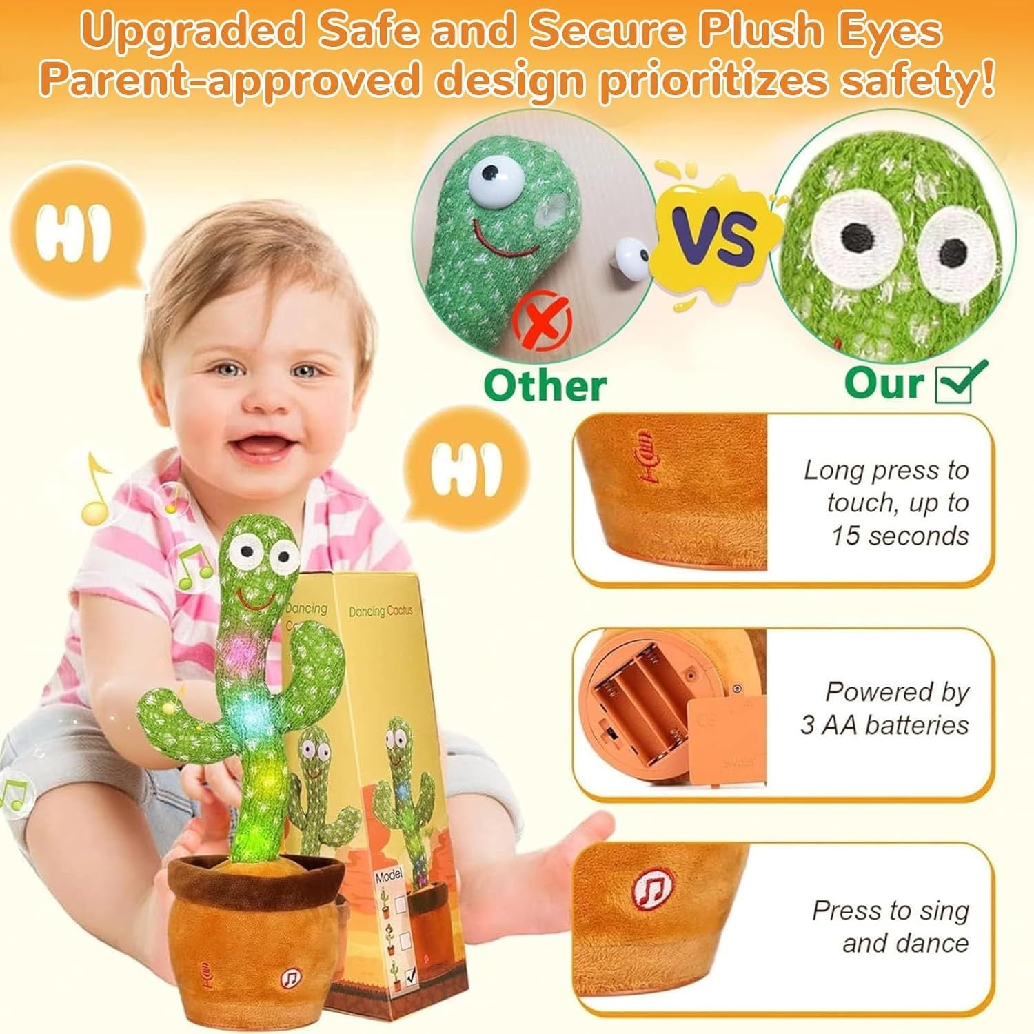 Interactive Plant Toy for Christmas and Birthday