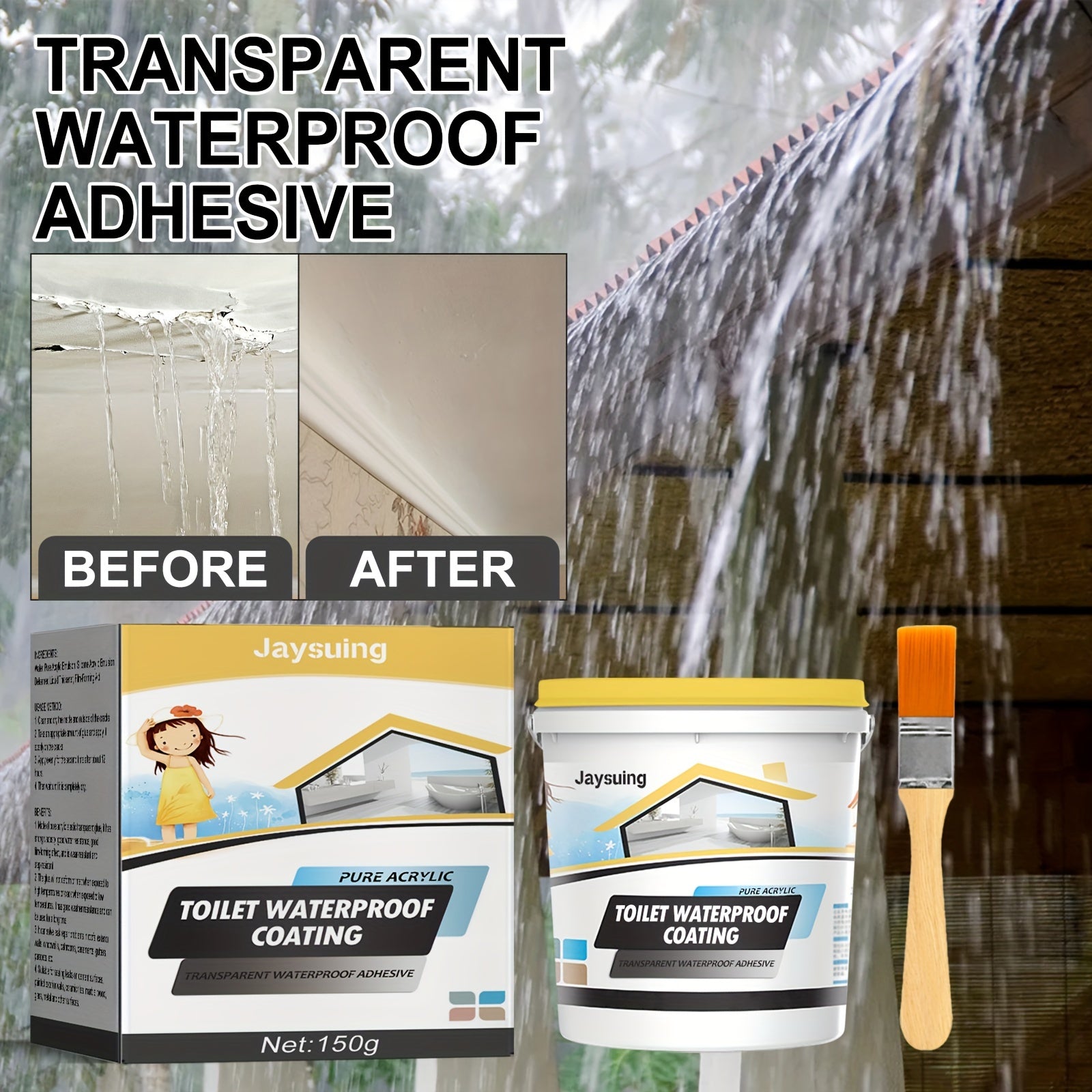 Transparent Waterproof Adhesive External Wall Leak-proof Sealant