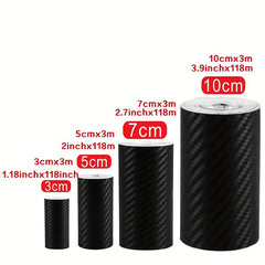 3D Carbon Fiber Car Stickers Scratch-Blocking Waterproof Decals