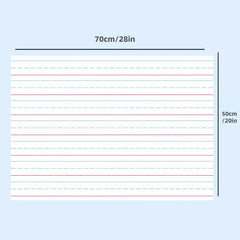 Lrg Laminated Dry Erase Posters Set 20x28in Reusable Easy Clean Durable Wri