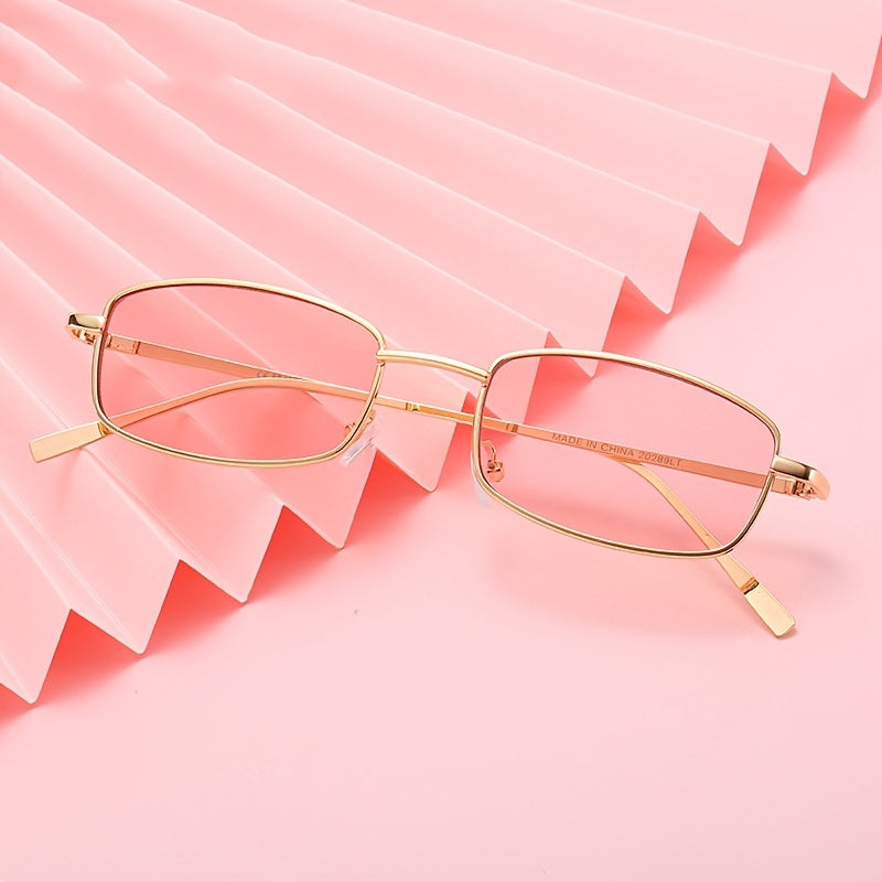 Vintage Small Frame Square Sunglasses For Women Sun Protection
