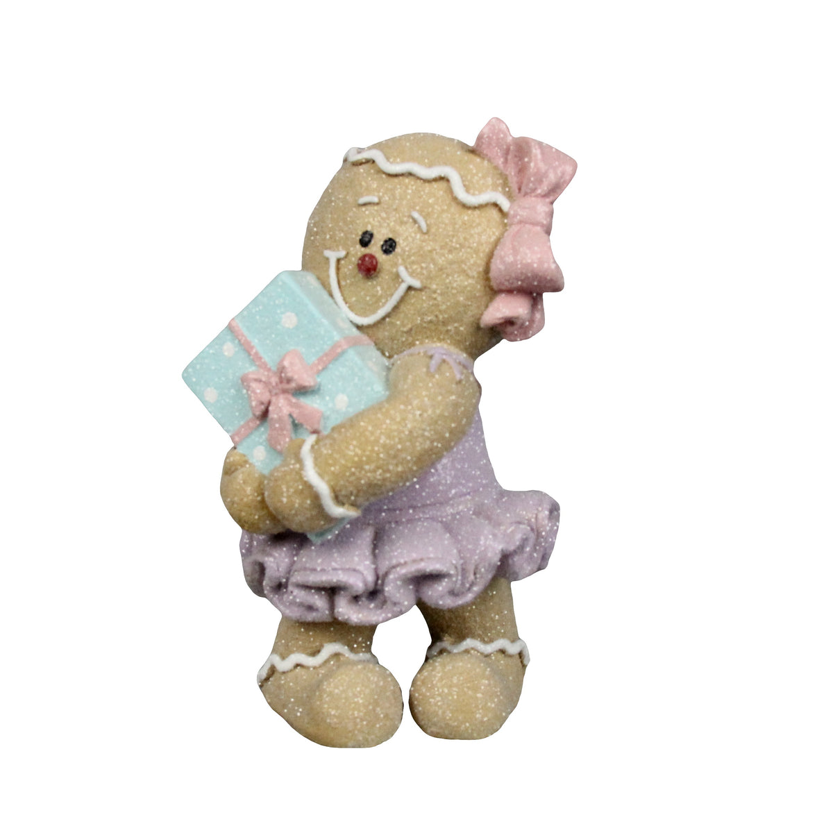 Resin Gingerbread Boy Girl Christmas Decor