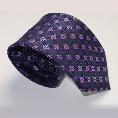 Vintage Retro 1900s High Flower Printed Necktie