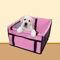Portable Pet Car Booster Seat for Comfort & Safety