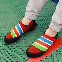 Unisex Kid's Climbing Shoes With Hook And Loop Fastener