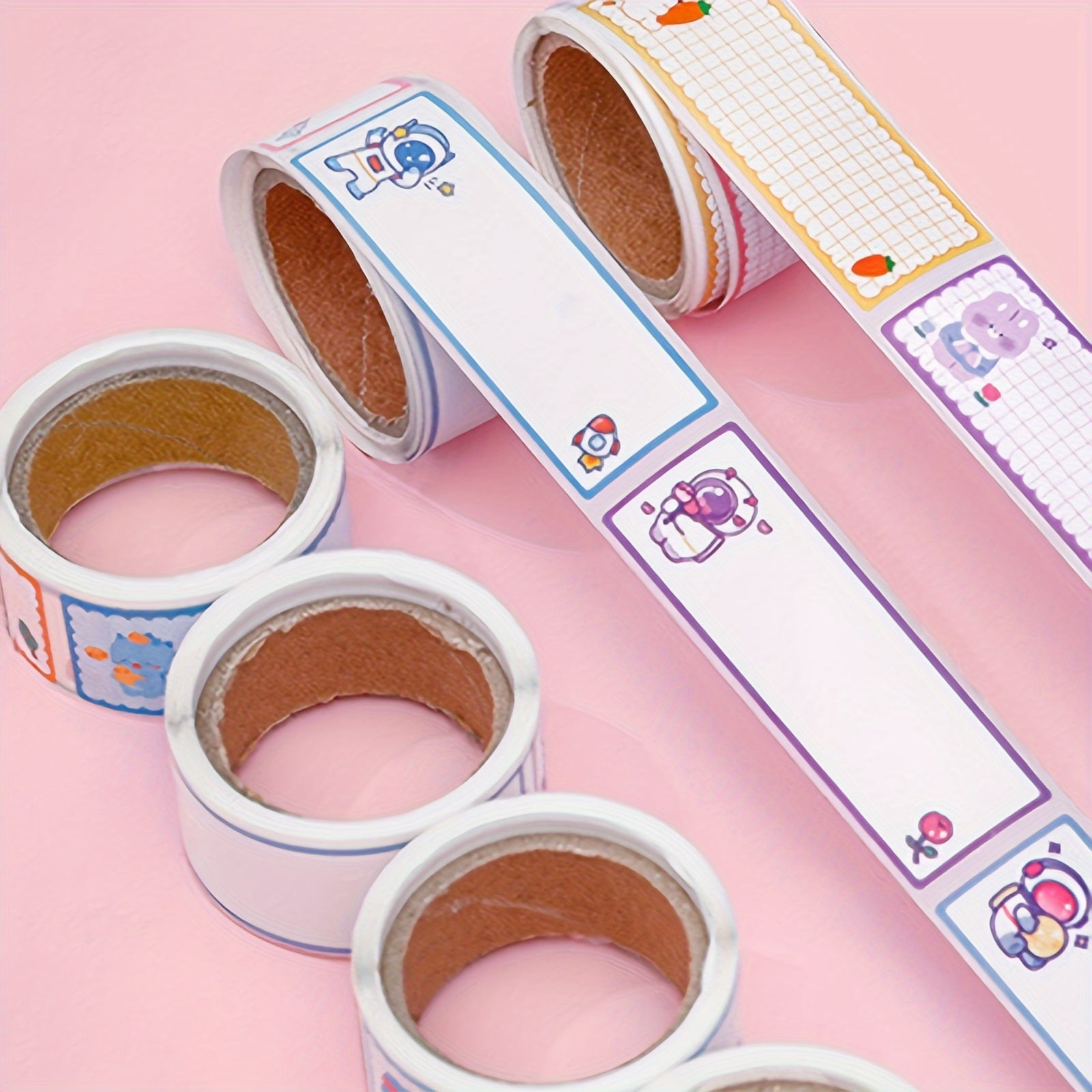 Cartoon Tape Name Stickers Multifunctional Message Index Handwritten Label