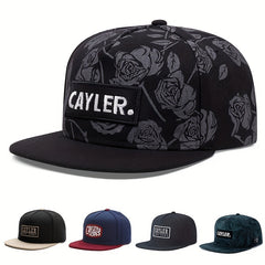 Men's Hip Hop Flat Brim Hat