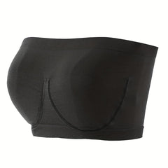  Seamless Non Padded Sporty Bandeau Bra