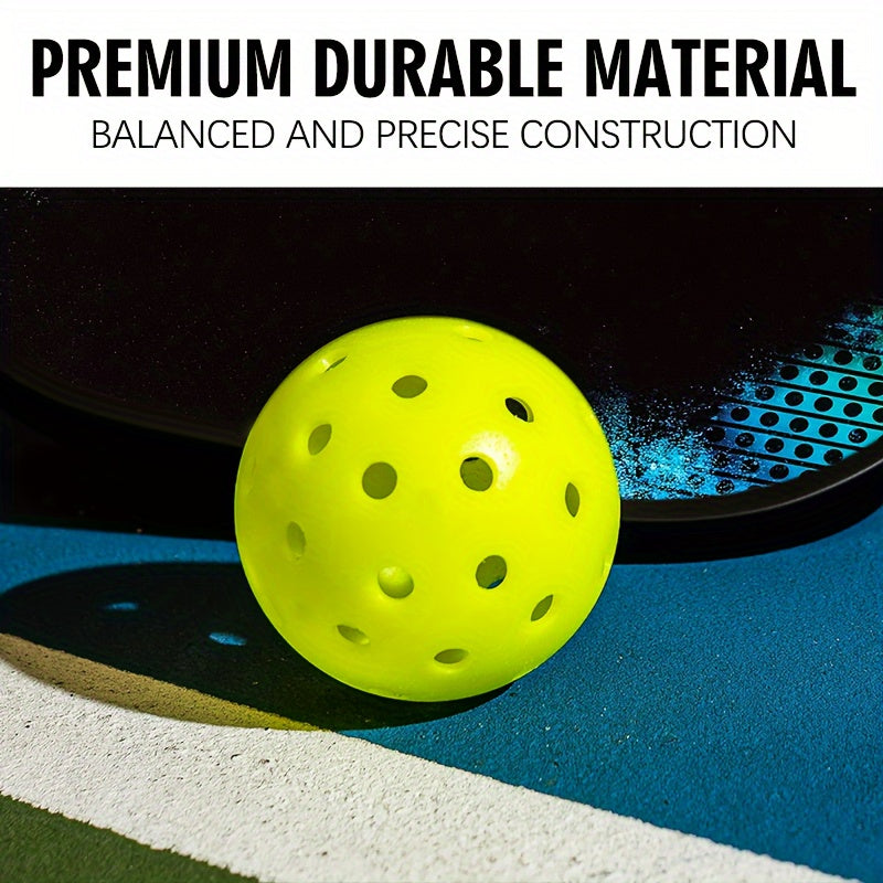 9pcs Outdoor Training Pickleball 74mm 40 hole