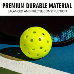 9pcs Outdoor Training Pickleball 74mm 40 hole