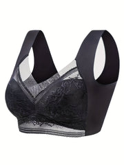 Wireless Lace Bra Full Coverage Lingerie