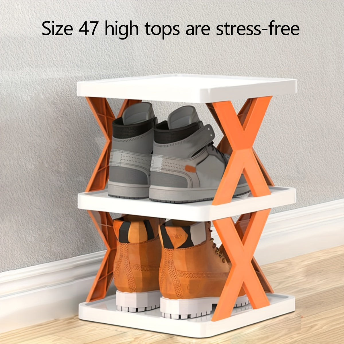 Foldable Shoe Shelf Indoor Space Saving Shoe Rack