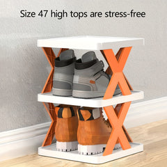 Foldable Shoe Shelf Indoor Space Saving Shoe Rack