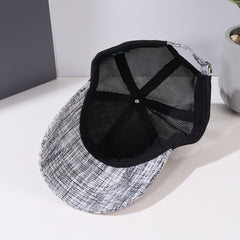 C Letter Peaked Hat Women Summer Shade Breathable Mesh Hat