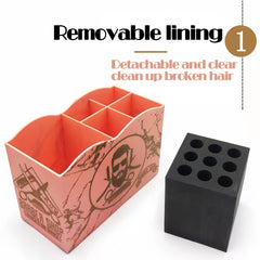 Barber Scissors Holder Box Professional Salon Hairdressing Scissors Rack