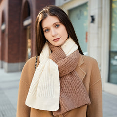 Women's Winter Thick Knitted Bright Warm Scarf