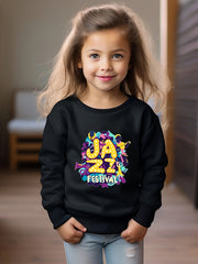 OERYUI Creative Jazz Graphic Sweatshirt for Kids