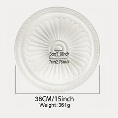 French Round Ceiling Style Decoration Lamp Plate