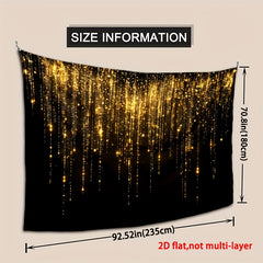 Golden Sparkle Photography Backdrop for Roaring 20s & Masquerade