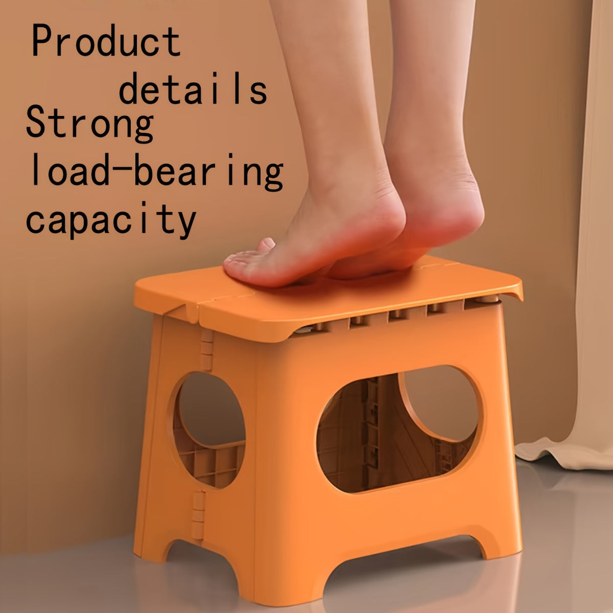 Portable Plastic Folding Stool for Outdoor Indoor Travel