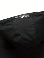 Men's Casual Zip Up Solid Jacket For Spring Fall