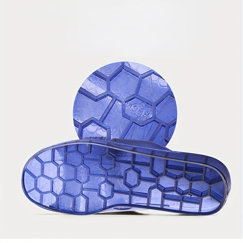 Men's Lightweight Non Slip Open Toe Quick Drying Slides