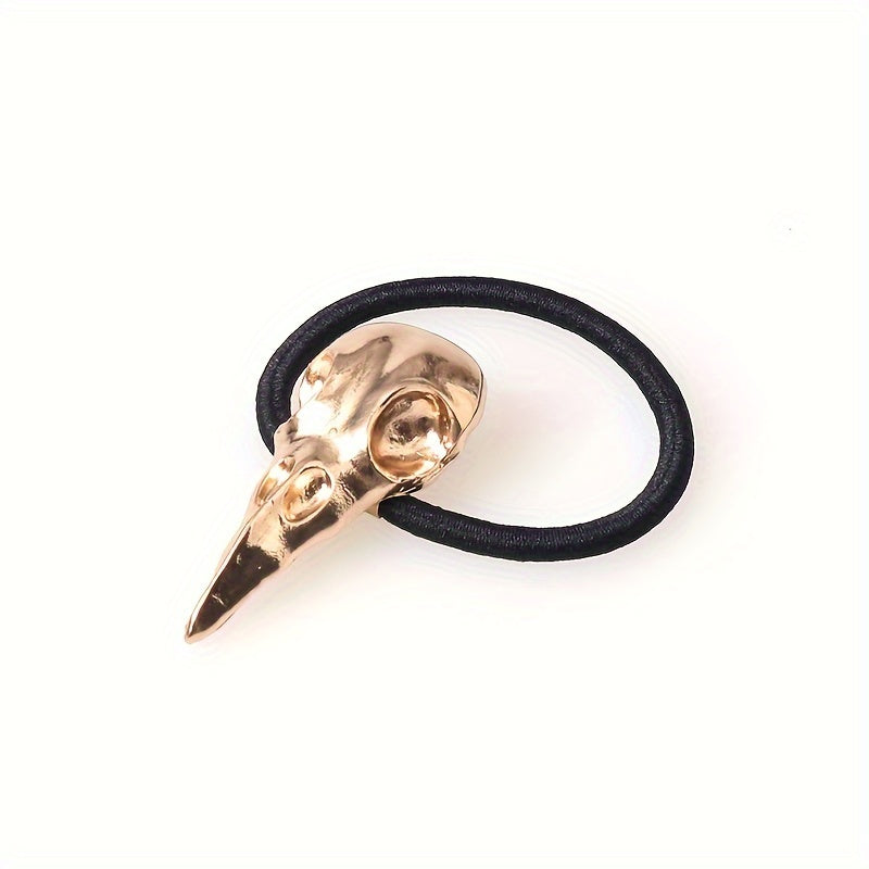 Halloween Punk Style Crow Skull Hair Ties