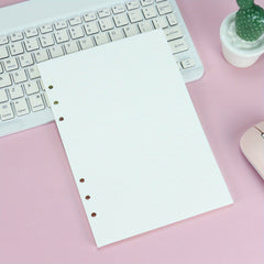 1pc A5 45pg Loose Leaf Book Inner Pages 6 Hole Refill