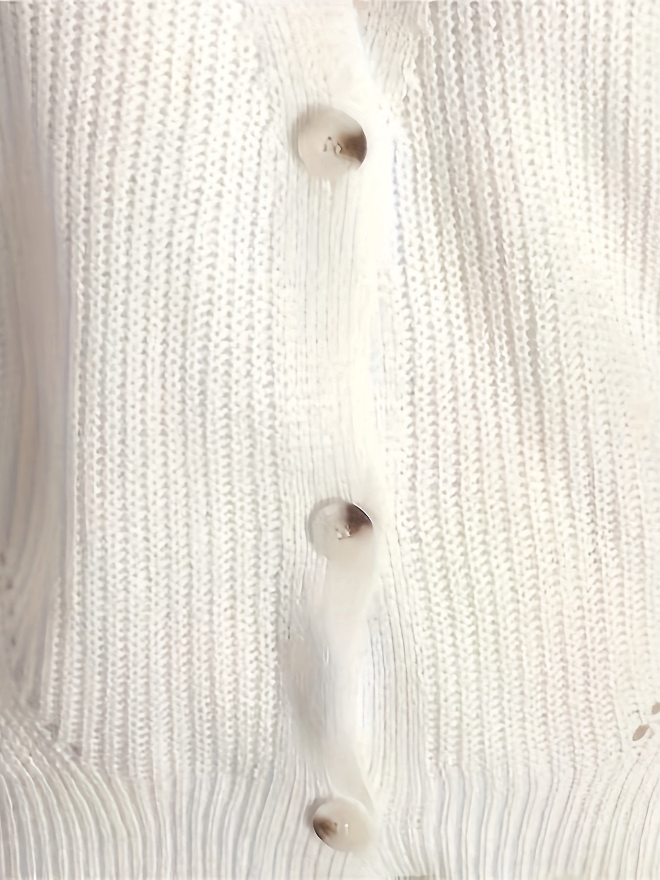  V-Neck Button Cardigan