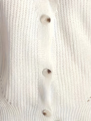  V-Neck Button Cardigan