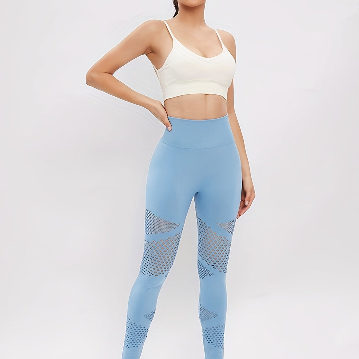 High Waist Breathable Running Leggings Sports Tights Activewear