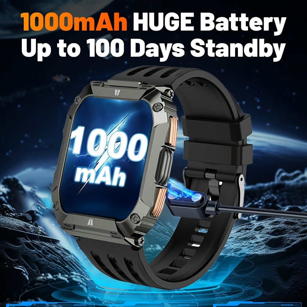 Little Meatball Smart Watch 1.95 inch Full Touch Display with LED Flashlight
