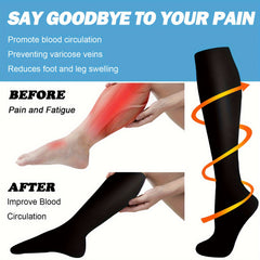 10 Pairs Compression Socks 15-20 mmHg for Sports