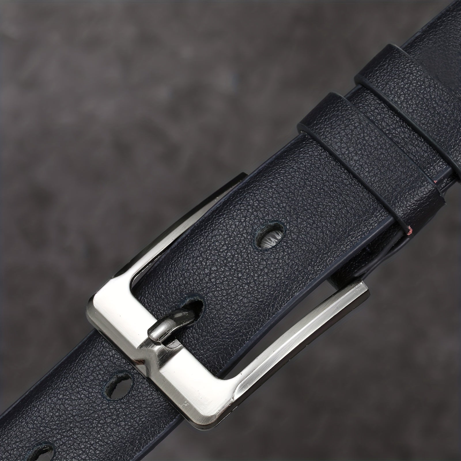 Men's Pin Buckle Belt PU Leather Casual Jeans Pants Strap