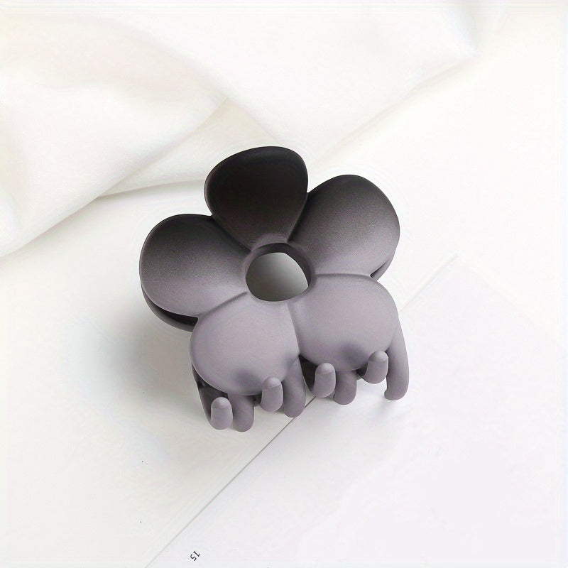 4pcs Gradient Flower Hair Claw Accessories Set