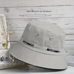 Unisex Foldable Sunshade Bucket Hat For Outdoor Travel