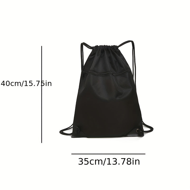 Large Capacity Drawstring Backpack for Travel, Fitness, Sports