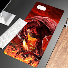 Dragon Pattern Desk Mat Oversized Gaming Mouse Pad Office Desk Pad