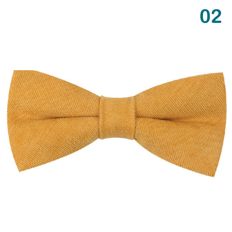 Soft Fuzzy Solid Bow Tie for Women - Classic Shirt Bows for Adults & Kids