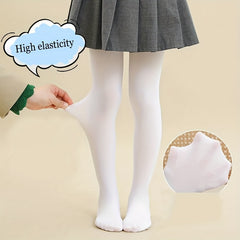 Girls Kids Thin Breathable Leggings Dance Socks Spring Summer Autumn