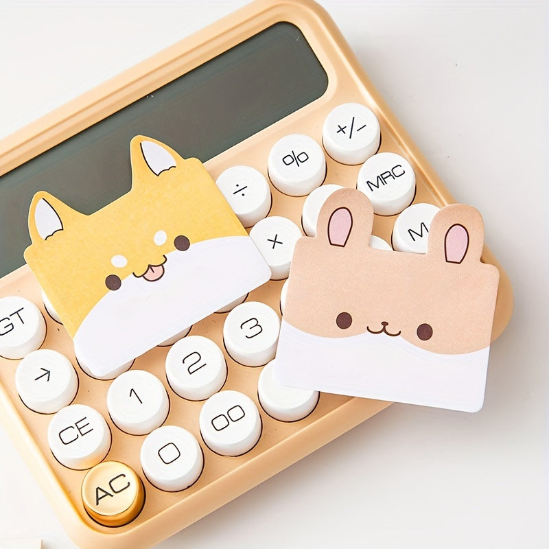 45 Sheets Cartoon Animal Sticky Notes