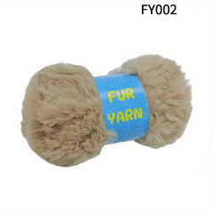 Faux Mink Fur Yarn for DIY Knitting & Crocheting 50g