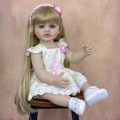 55 Reborn Youngsters Boy Doll Soft Silicone Body Vinyl Skin