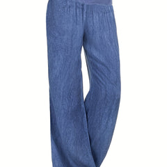  Sports Pants Women's Plus Plain High Rise Loose Fit Medium Stretch