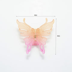 Gradient Butterfly Hair Claw Clip Strong Grip Thick Hair Accessories