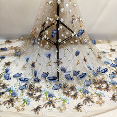 5 Yard Lace Fabric for DIY Wedding Dress Veil